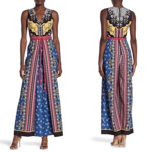 Alice + Olivia Aurdie Geo Printed Jumpsuit NWT 8